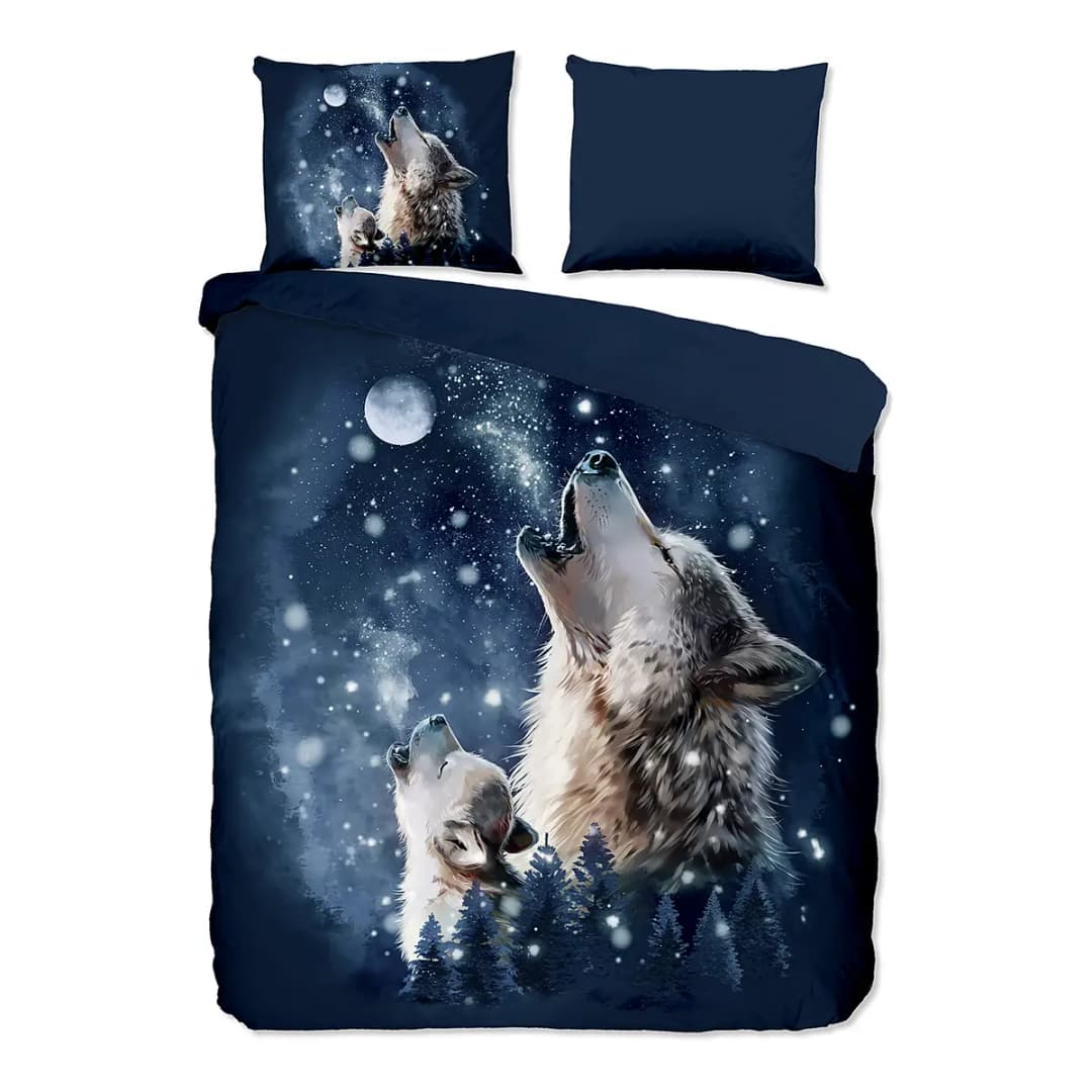 Microfaser Bettwäsche Moon | Blau