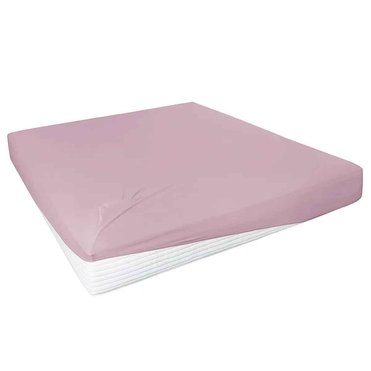 Boxspring-Elastan-Spannbettttuch | Rosa