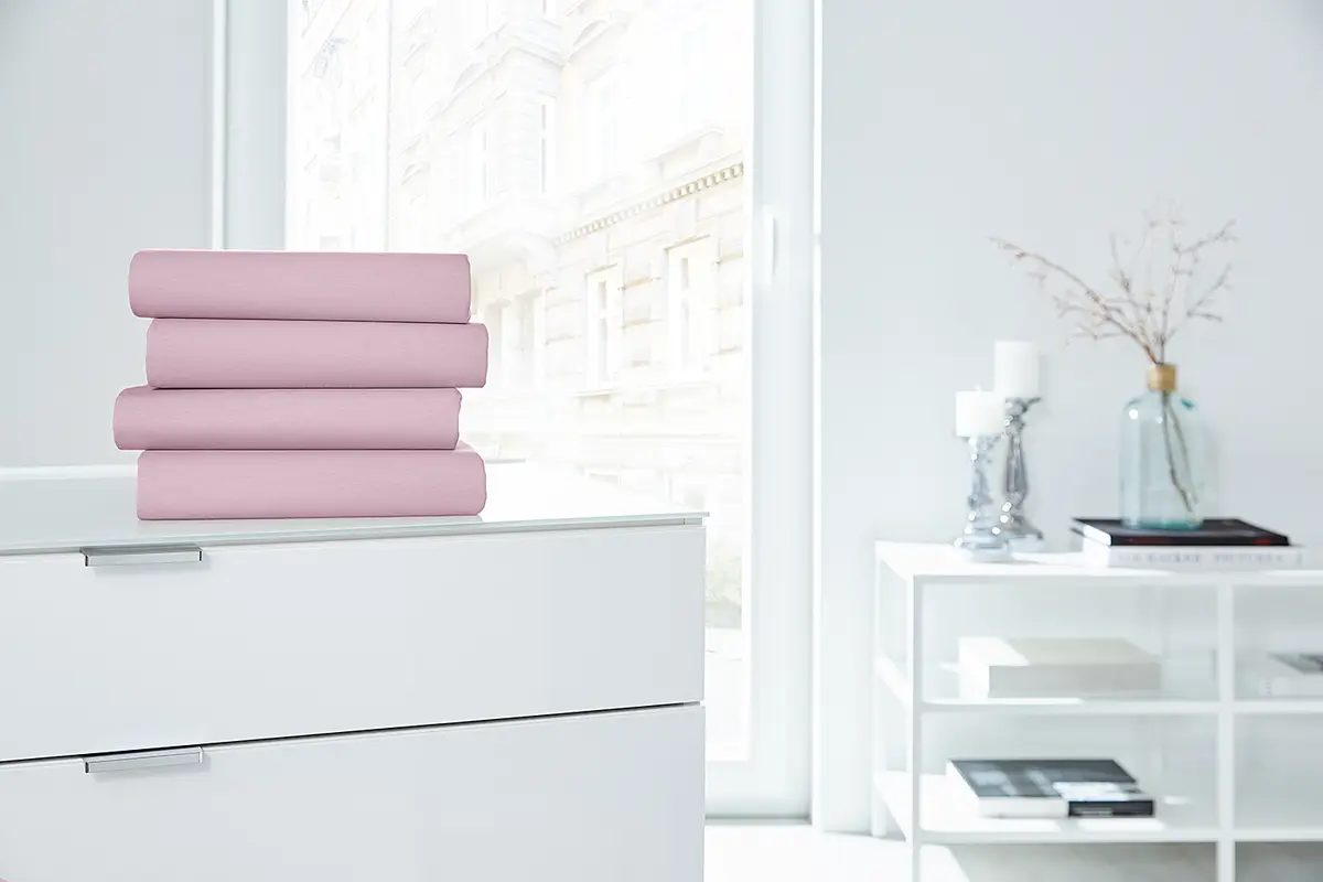 Boxspring-Elastan-Spannbettttuch | Rosa