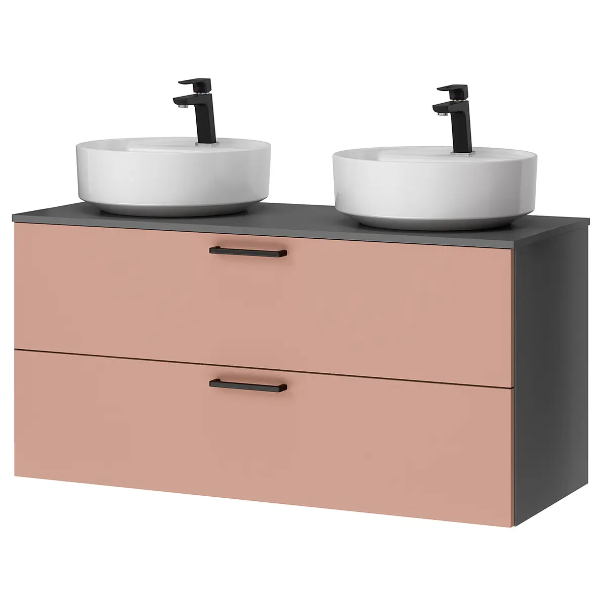 Doppelwaschtisch MYBA IV | Rosa