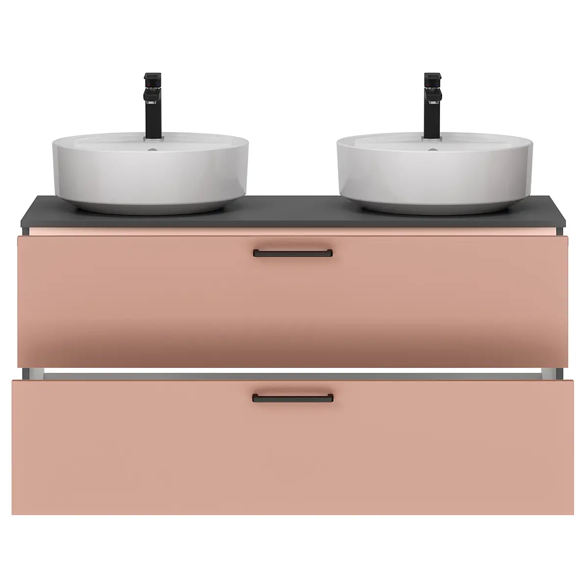 Doppelwaschtisch MYBA IV | Rosa
