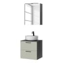 Badezimmerset MYBA LVII 2-teilig 60cm Grün/Beigegrün | Grün