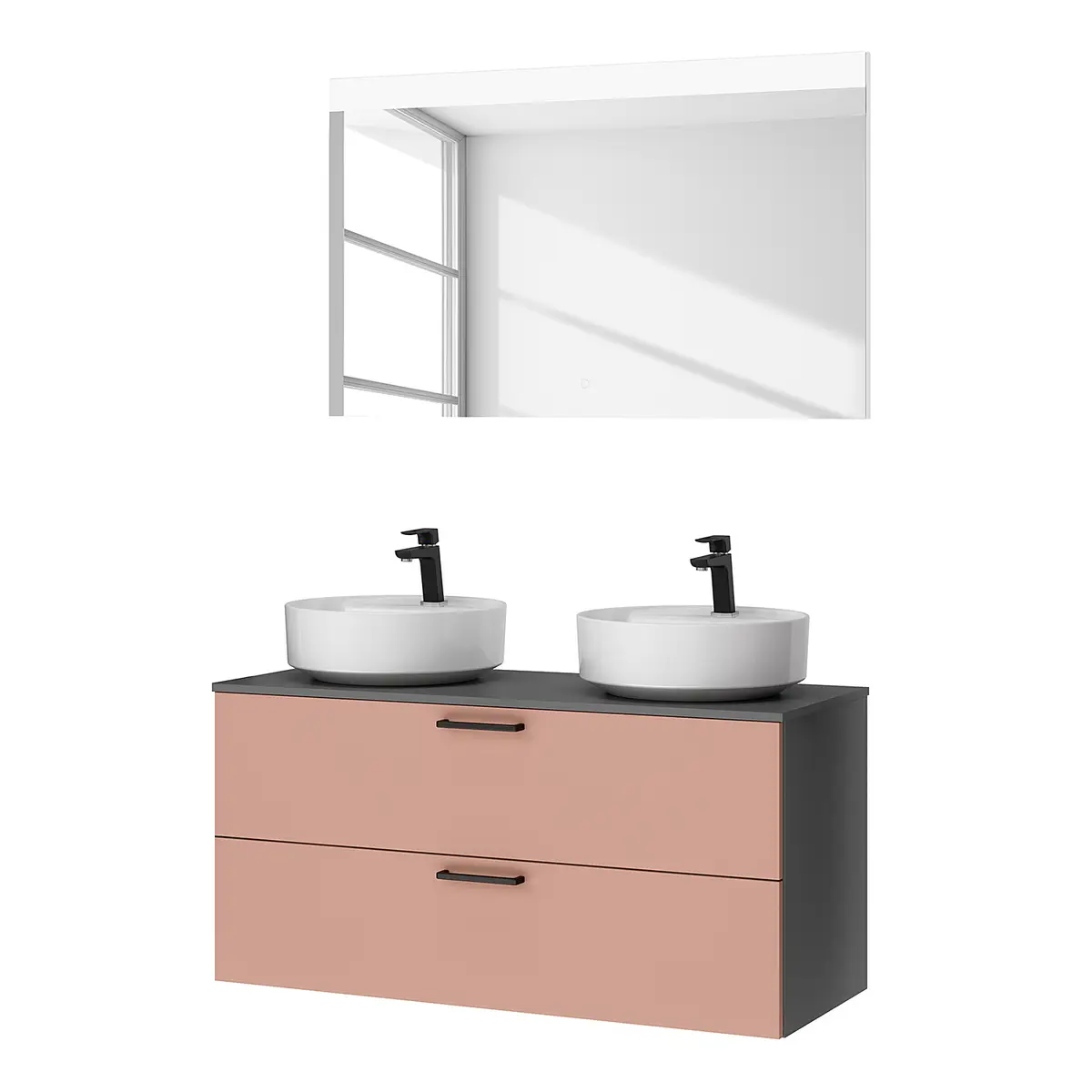 Badezimmerset MYBA LXIII 2-teilig | Rosa