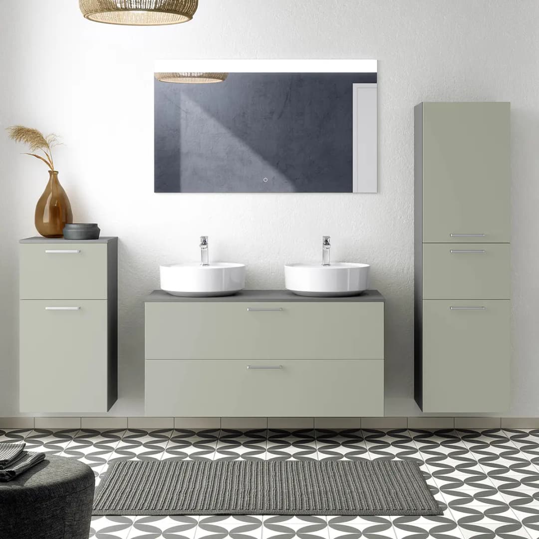 Badezimmerset MYBA LXII 2-teilig | Grün