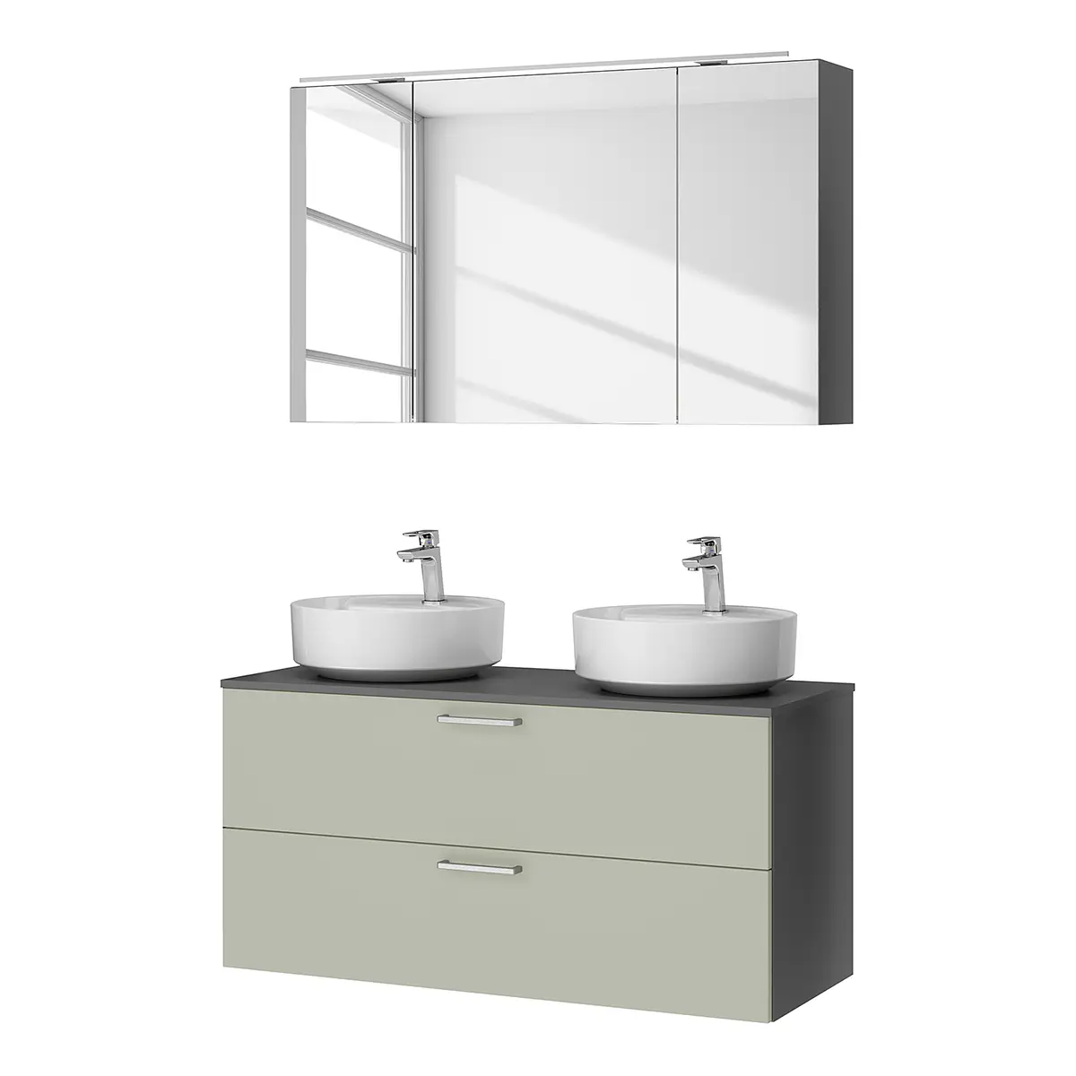 Badezimmerset MYBA LXIV 2-teilig | Beige