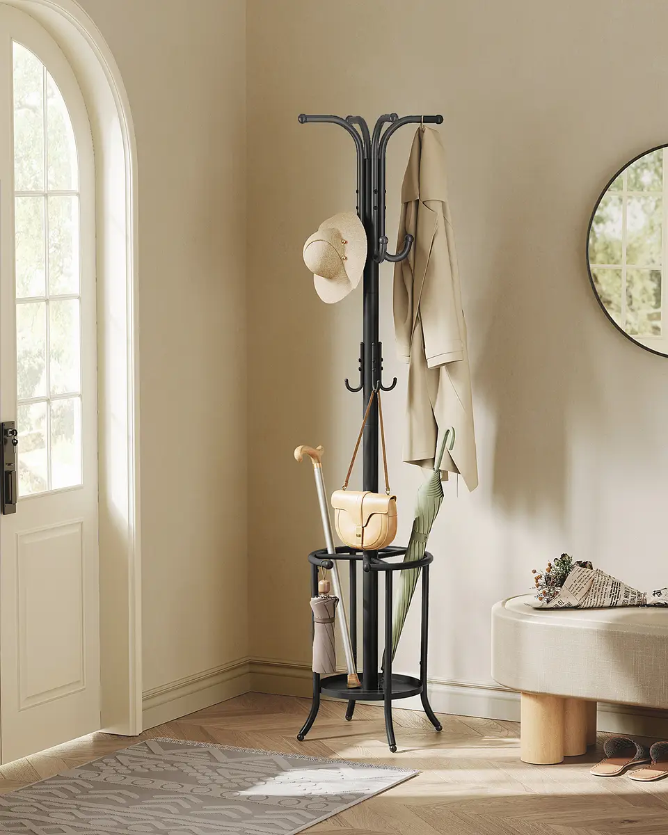 Ridgevalley Garderobenständer Coppell Typ B | Schwarz