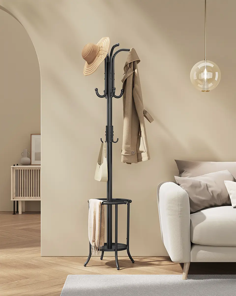Ridgevalley Garderobenständer Coppell Typ B | Schwarz