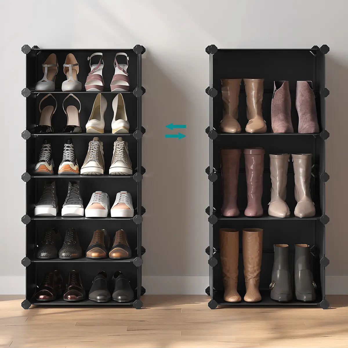loftscape Schuhschrank Beam | Schwarz