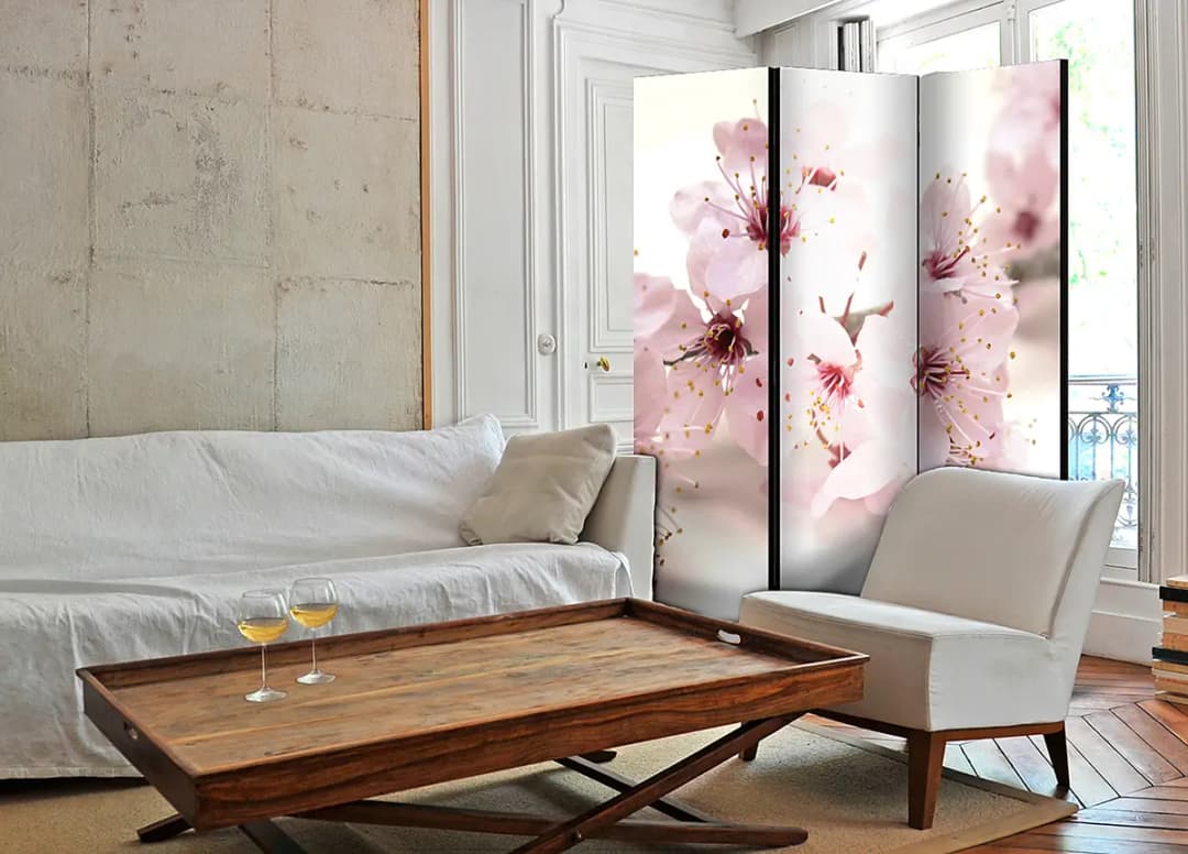 Paravent Cherry Blossom | Mehrfarbig