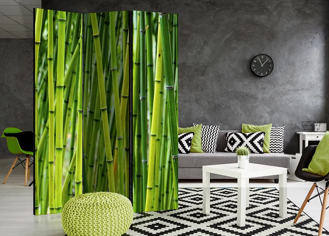 Paravent Bamboo Forest | Grün