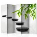 Artgeist Paravent Zen Stones | Grau
