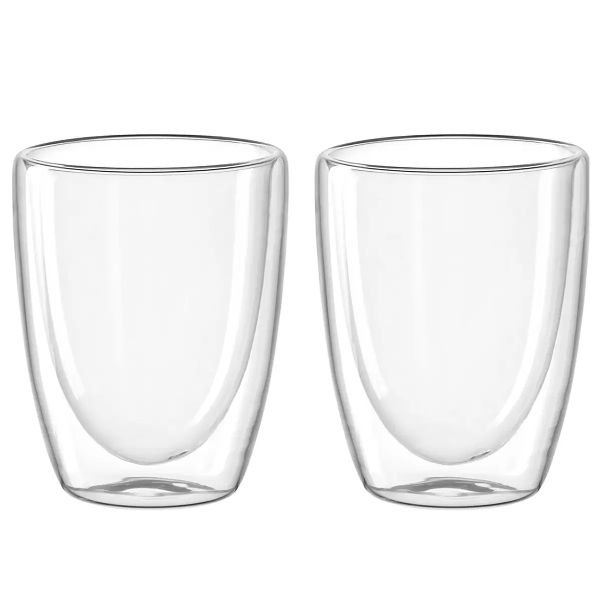 Doppelwandglas 2er-Set | Transparent