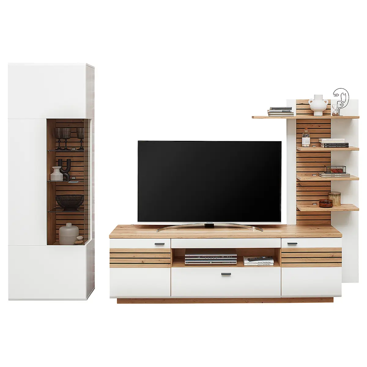 Loftscape Wohnwand Birons | Weiß