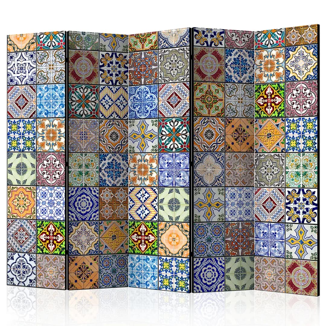 Paravent Colorful Mosaic | Mehrfarbig