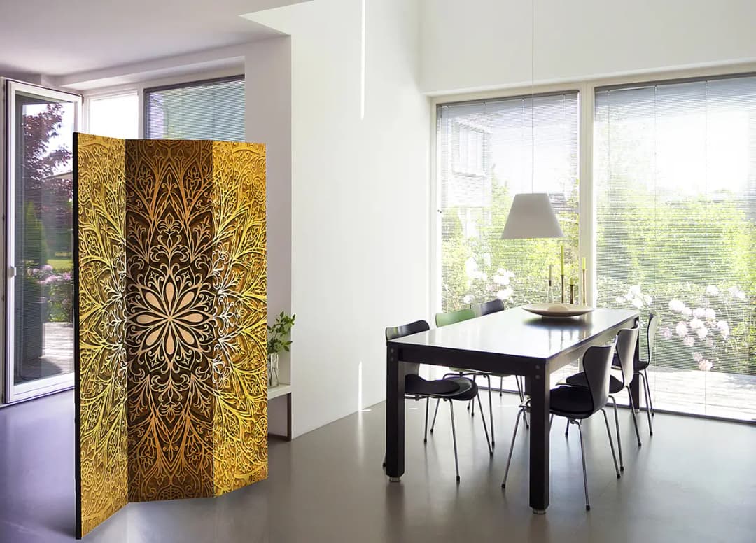 Paravent Sacred Circle | Braun