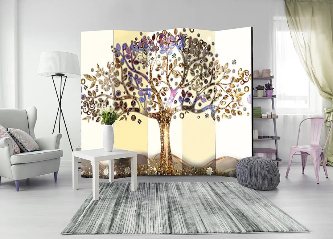 Paravent Golden Tree | Gold