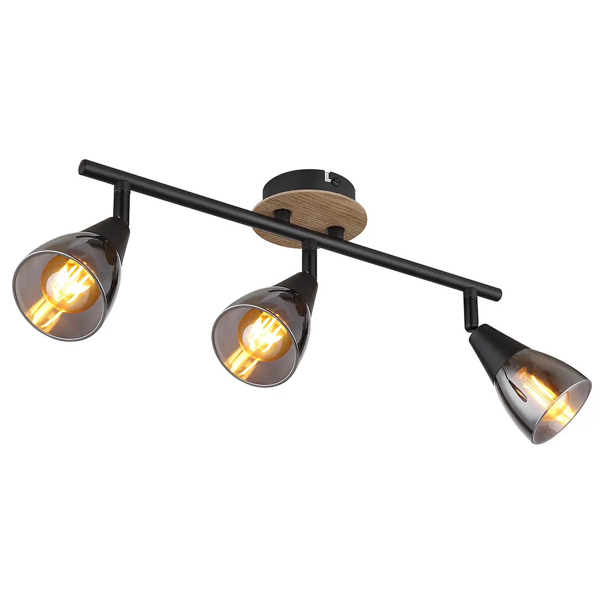 Globo Lighting Deckenleuchte Mubby | Schwarz