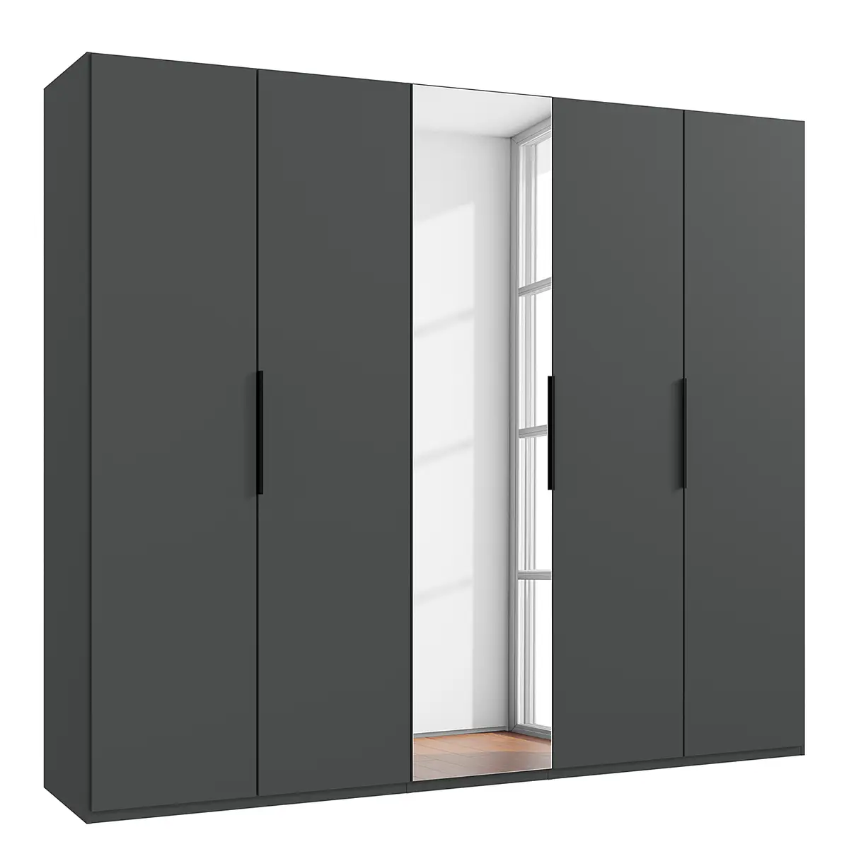 Drehtürenschrank Level36 | Grau