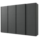 Schwebetürenschrank Level36 216 cm Typ C ohne Grau/Graphit