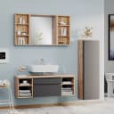 Badezimmerset 3-teilig Variante B | Mehrfarbig