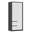 rauch Orange Drehtürenschrank mit Passepartout 96cm | Mehrfarbig
