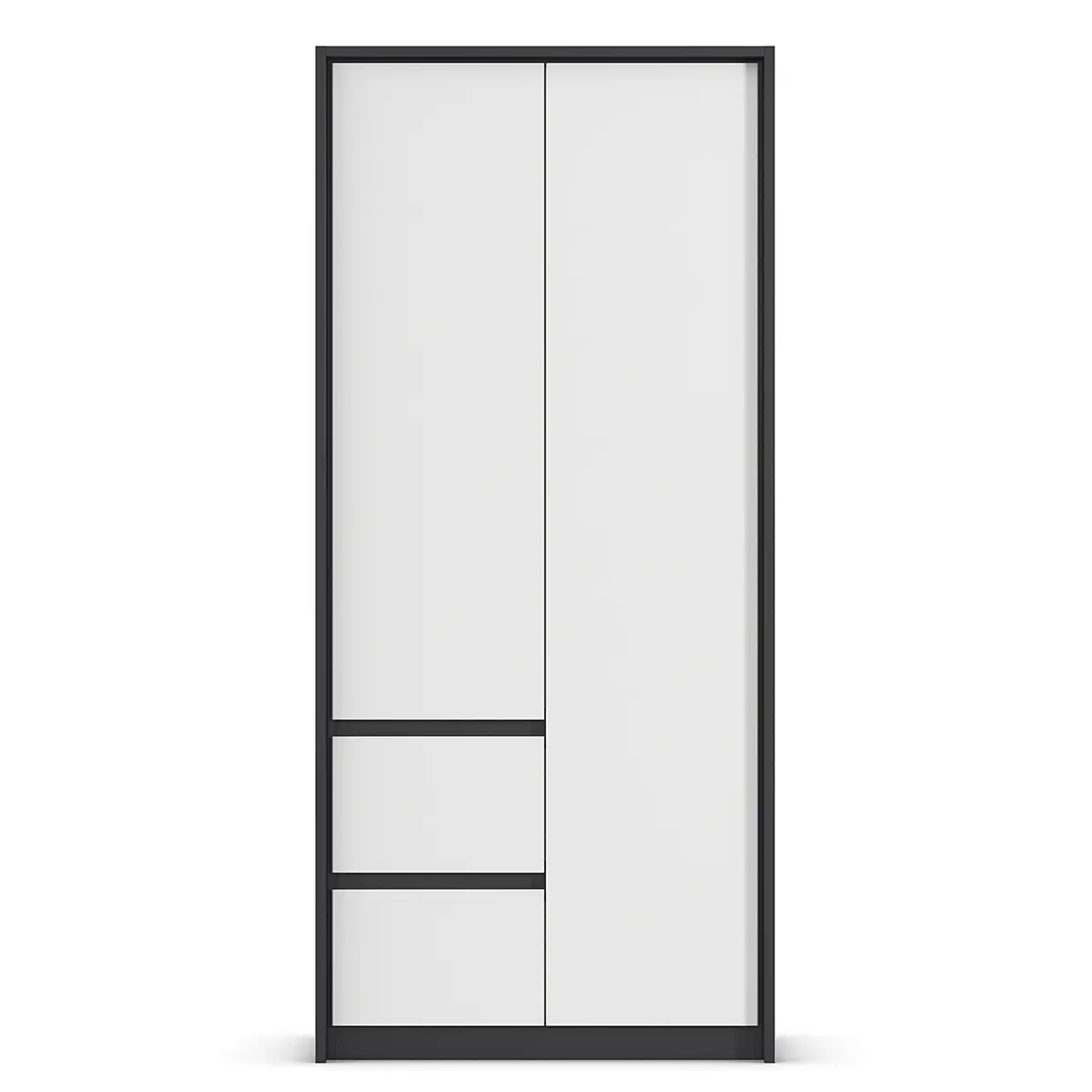 rauch Orange Drehtürenschrank mit Passepartout 96cm | Mehrfarbig