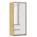 rauch Orange Drehtürenschrank mit Passepartout 96cm | Holztöne