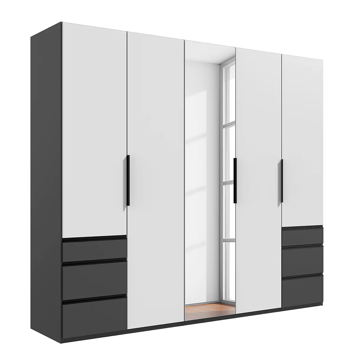 Wimex Drehtürenschrank Level36 | Mehrfarbig