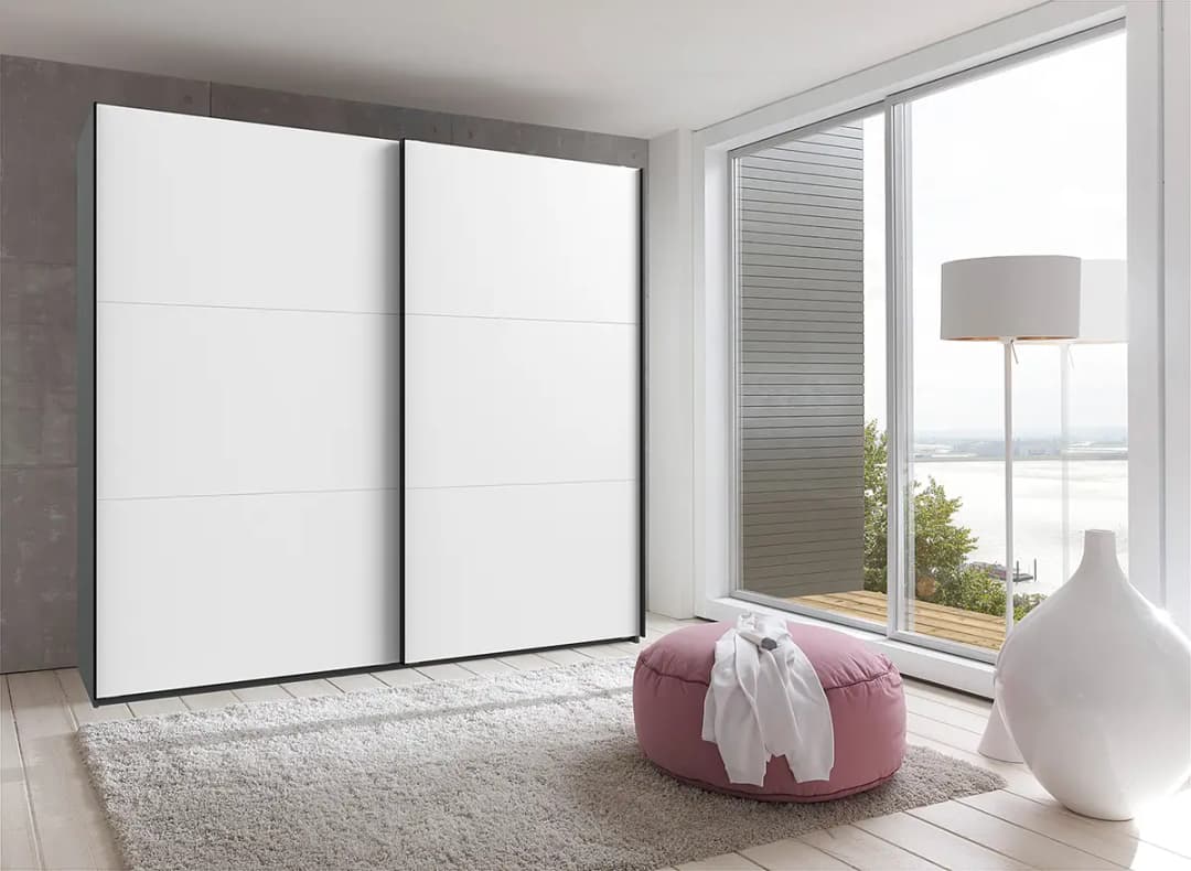 Schwebetürenschrank Level36 236 cm Typ B 250cm | Mehrfarbig