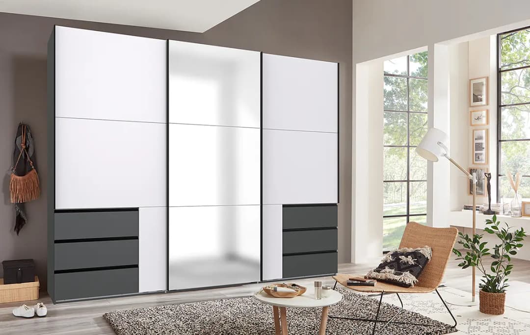 Schwebetürenschrank Level36 236 cm Typ A 300cm | Mehrfarbig