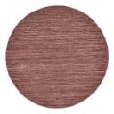 THEKO Wollteppich Pure UNI Rund Rot/Rotbraun 190 x 190cm | Rot