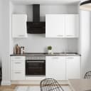Küchenzeile High-Line Touch Variante B | Weiß