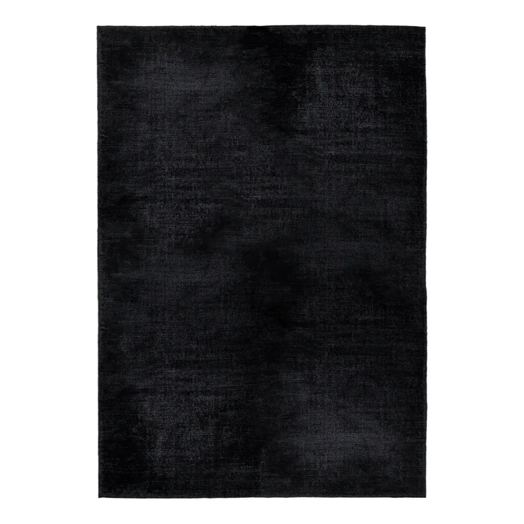 Tom Tailor Kurzflorteppich Shine | Schwarz