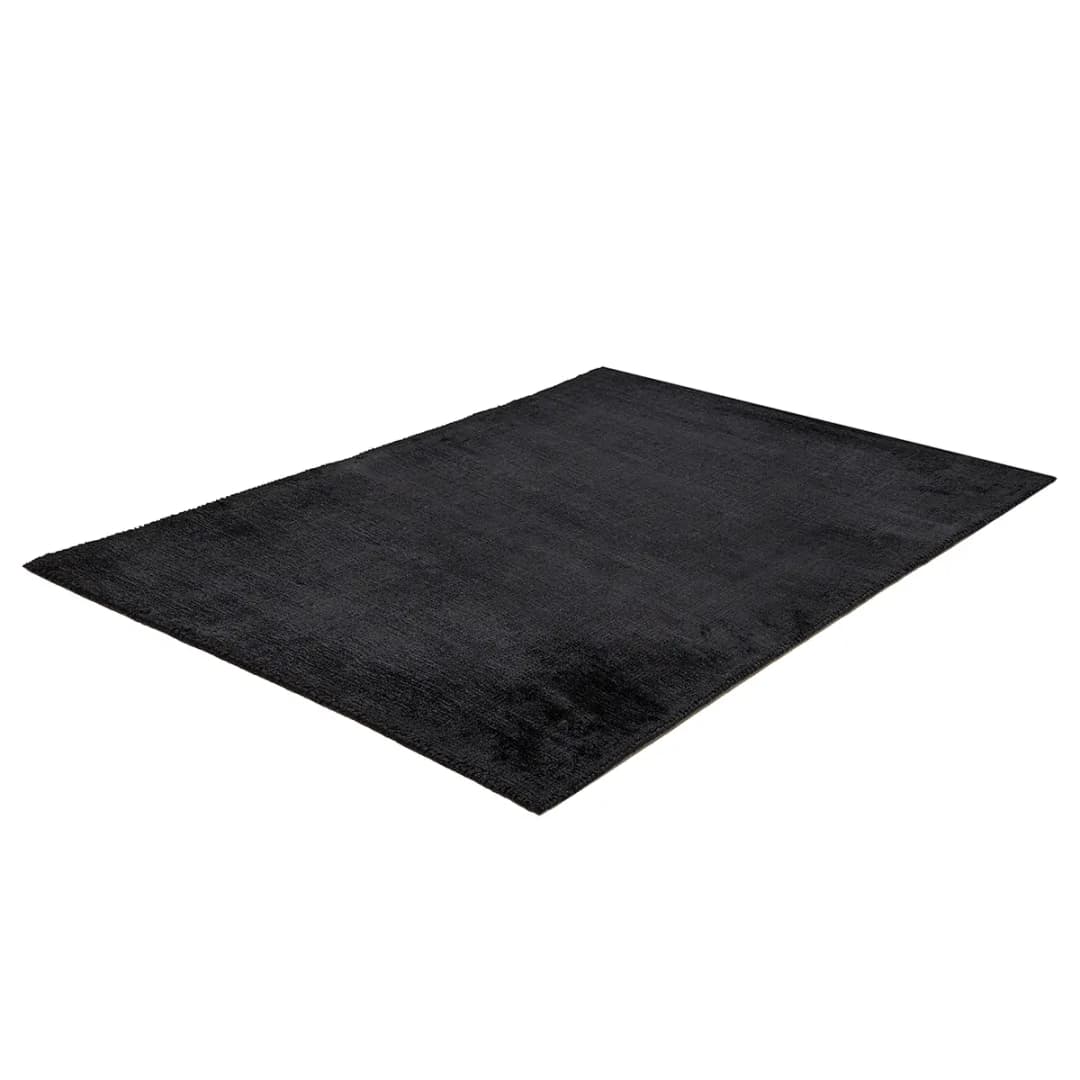 Tom Tailor Kurzflorteppich Shine | Schwarz