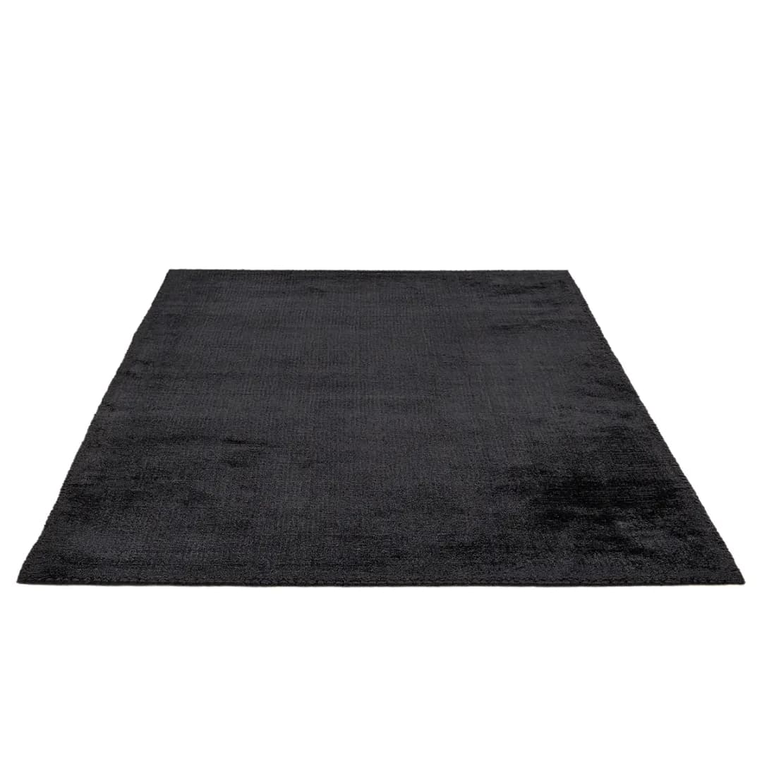 Tom Tailor Kurzflorteppich Shine | Schwarz