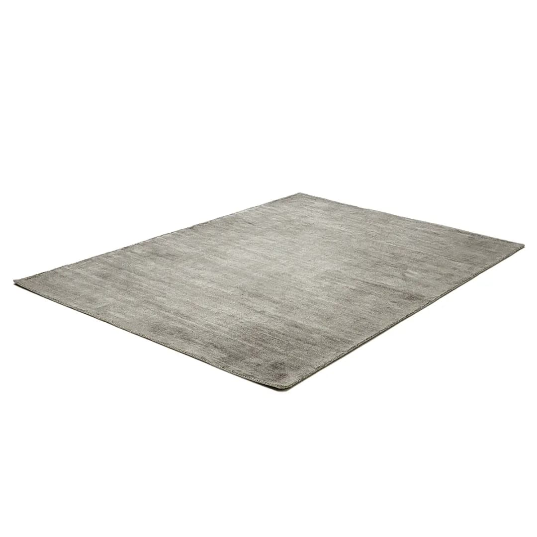 Tom Tailor Kurzflorteppich Shine Grau 250x350cm | Grau