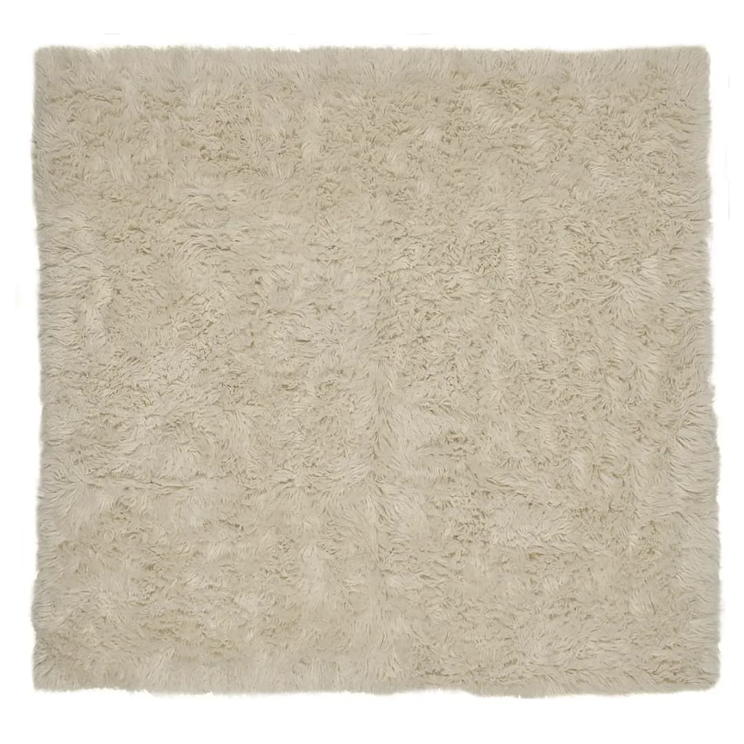 Wollteppich Flokos 1250 | Weiß