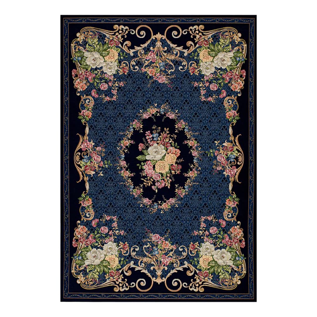 Kurzflorteppich Flomi Florence | Blau