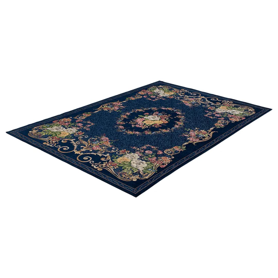 Kurzflorteppich Flomi Florence | Blau