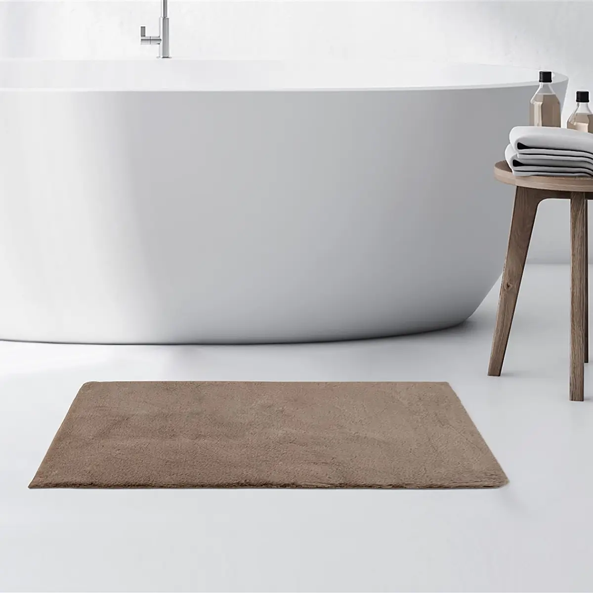 Badematte Rabbit Light | Braun