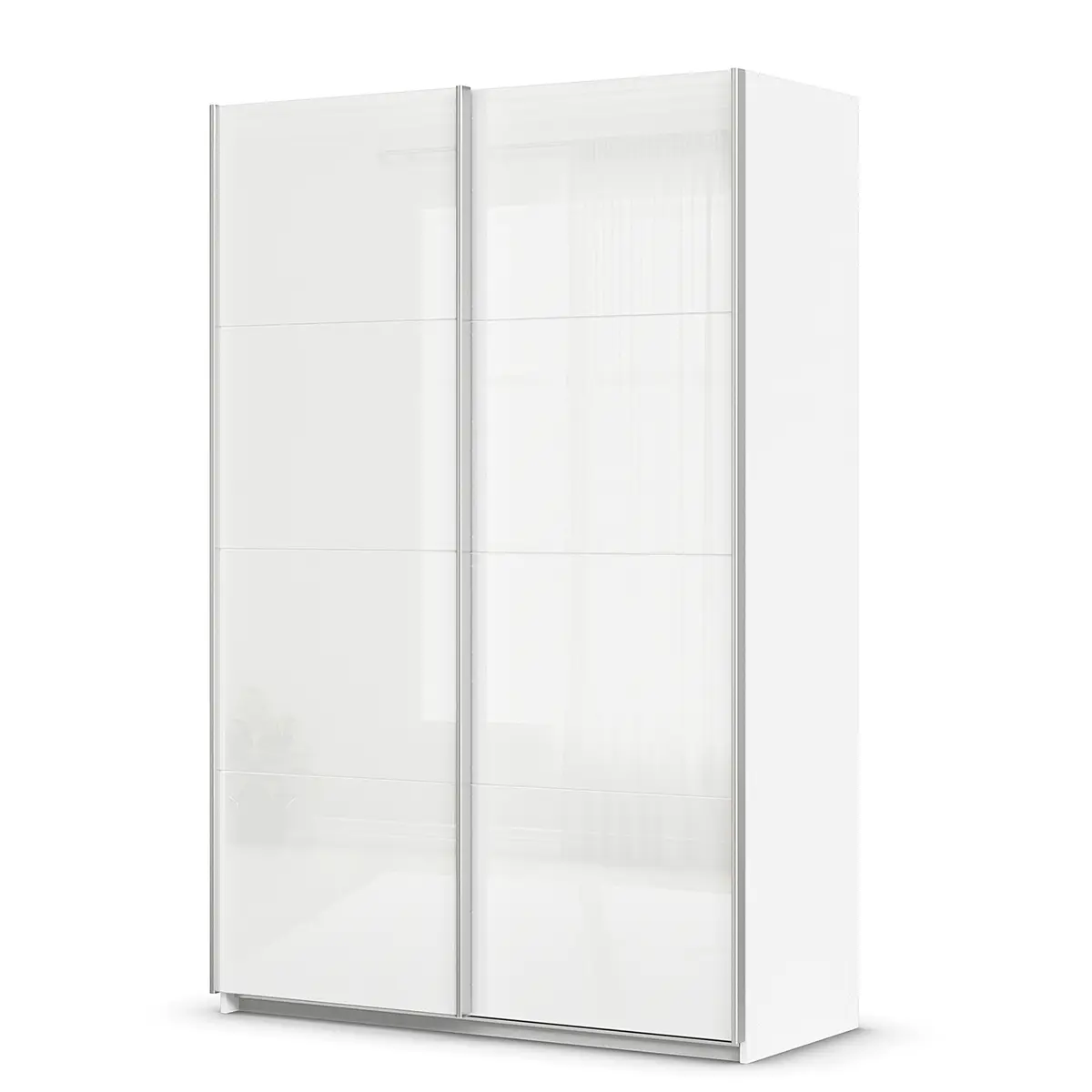 rauch Orange Schwebetürenschrank Quadra | Weiß