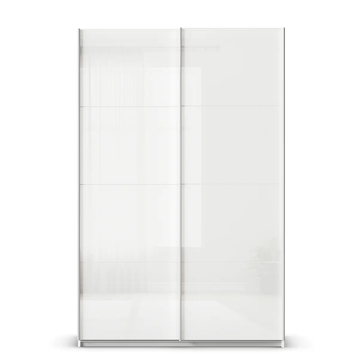 rauch Orange Schwebetürenschrank Quadra | Weiß