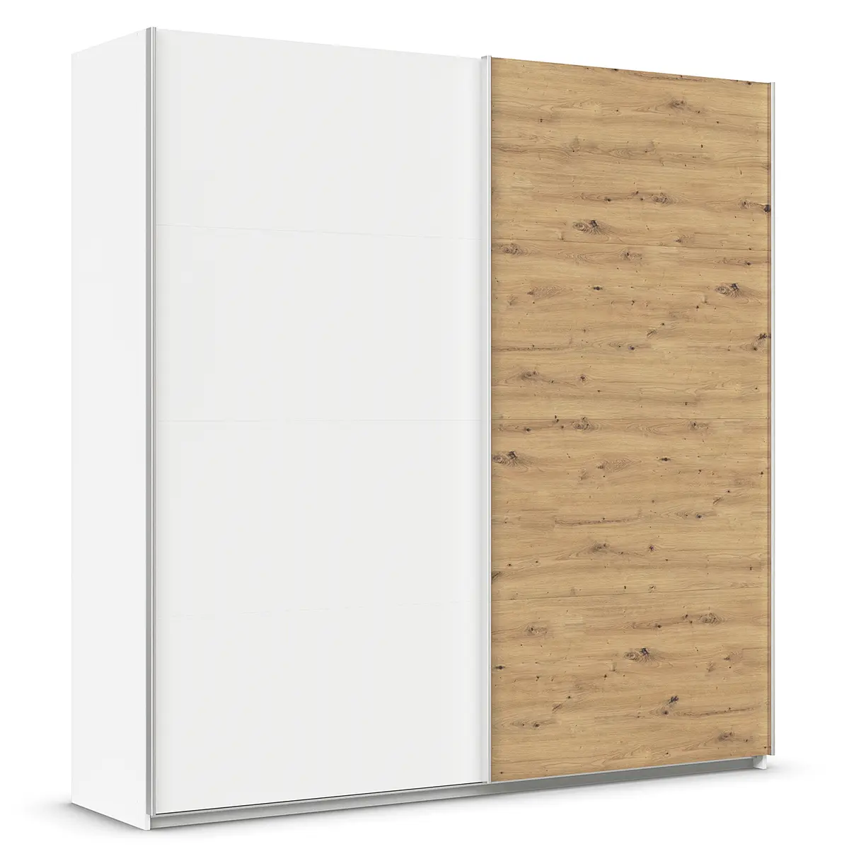 rauch Orange Schwebetürenschrank - Zweifarbig 226cm Weiß/Alpinweiß