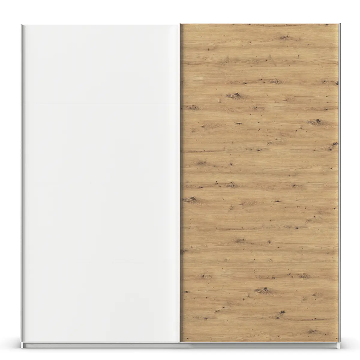 rauch Orange Schwebetürenschrank - Zweifarbig 226cm Weiß/Alpinweiß