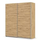 rauch Orange Schwebetürenschrank Quadra | Holztöne