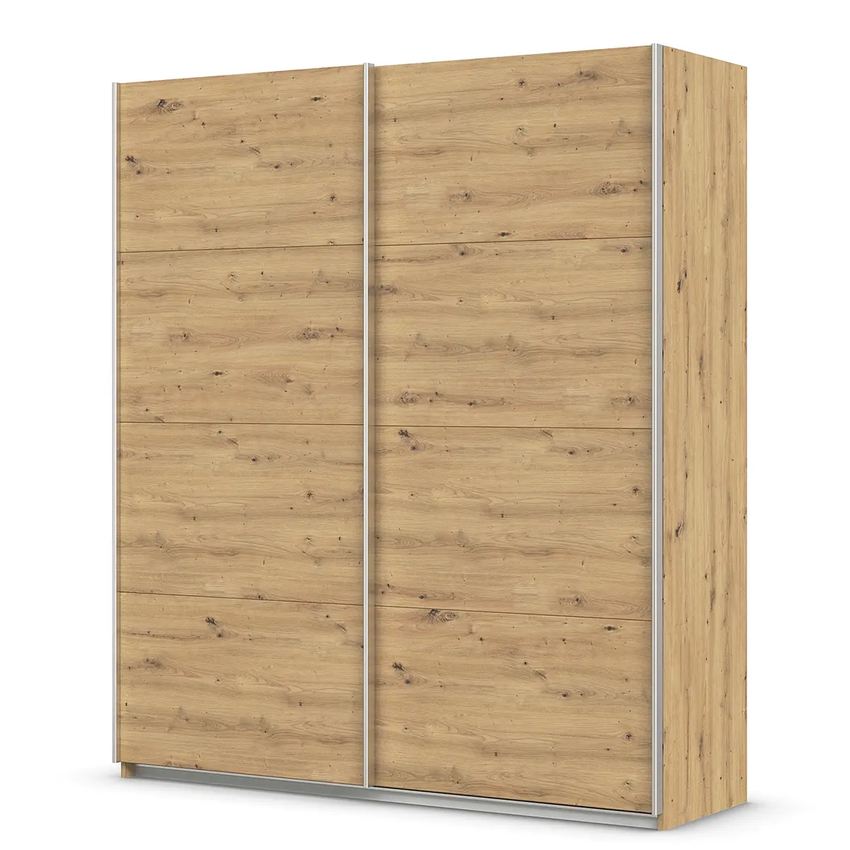 rauch Orange Schwebetürenschrank Quadra | Holztöne