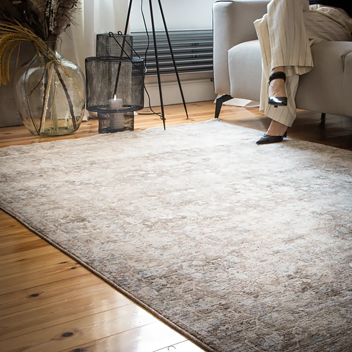 Kurzflorteppich My Everest Typ J Braun/Beige 60 x 110cm | Braun