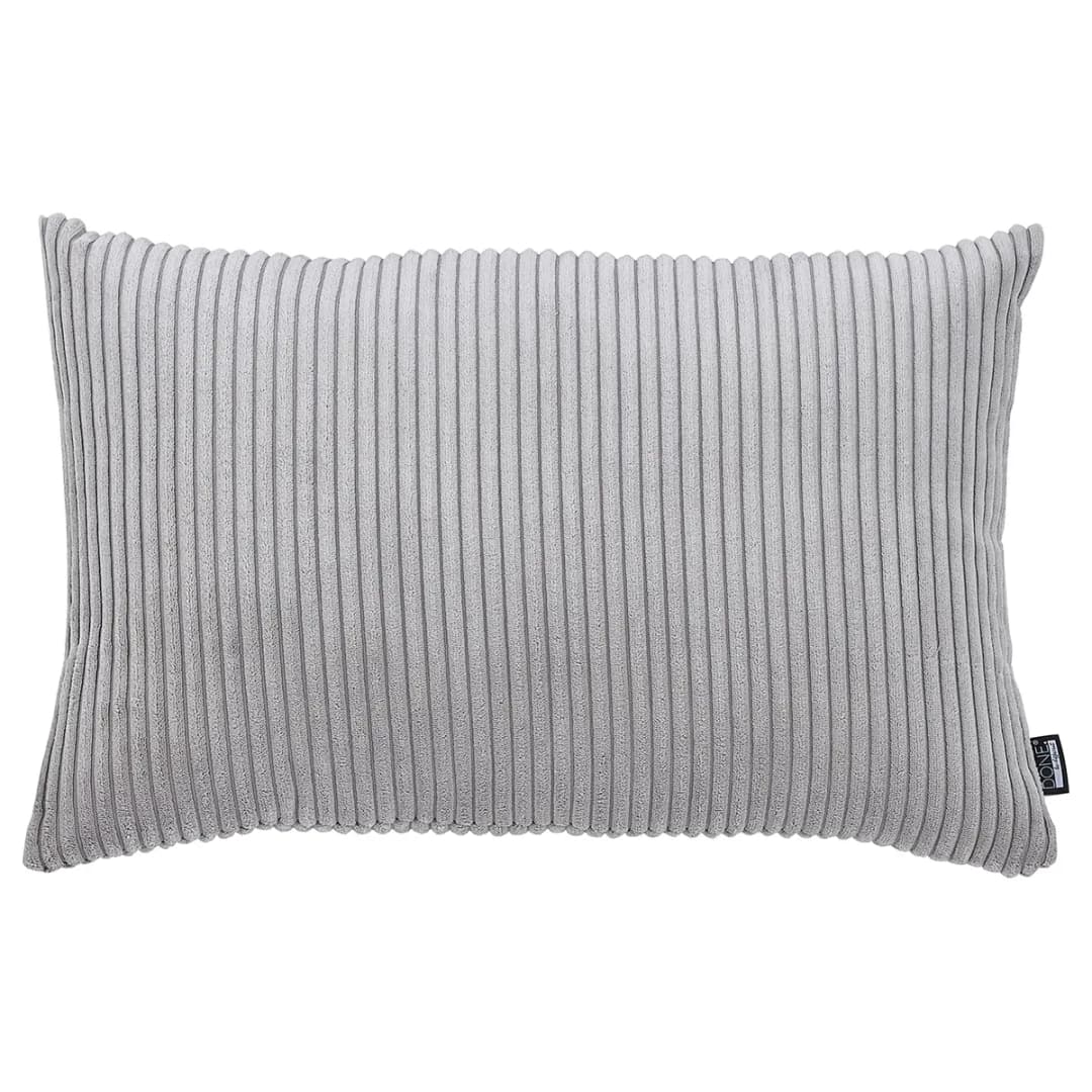 Kissenhülle Zoom Silber/Silber 60 x 40cm Cord | Silber