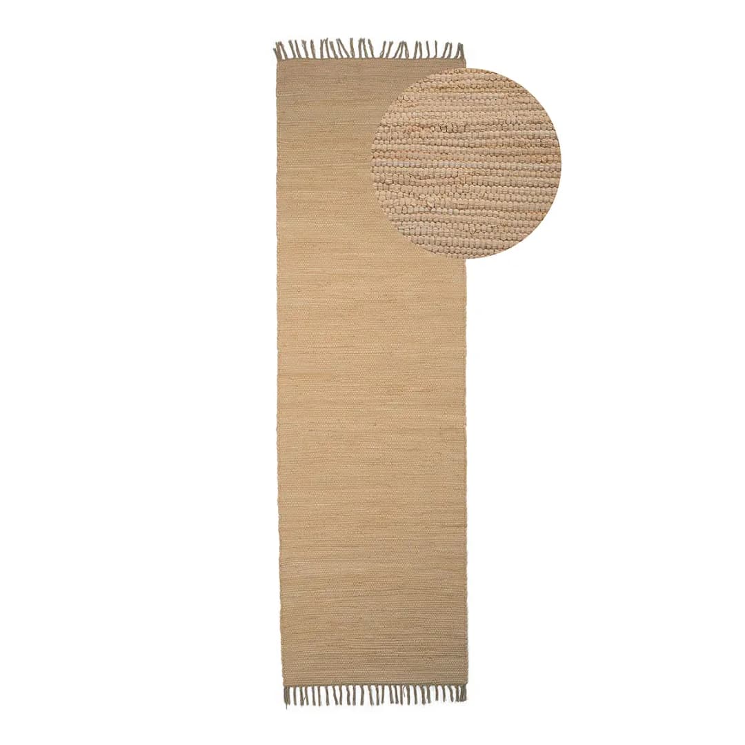Kelim Chindi Uni Läufer | Beige