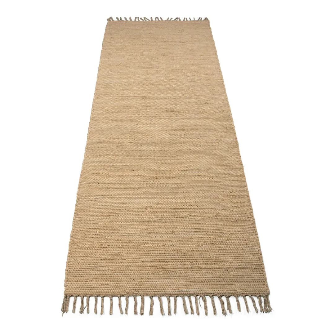 Kelim Chindi Uni Läufer | Beige